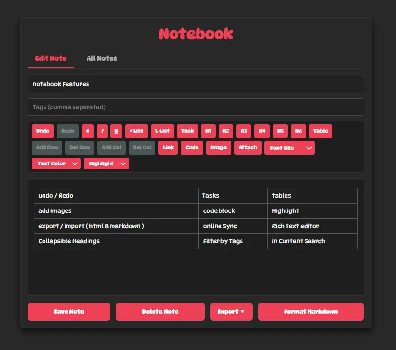 notebook Notebook screenshot , procrastination escape